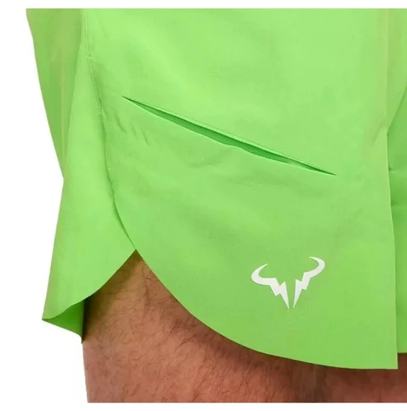 Nike Tennis - Court Rafa Straight-Leg Dri-FIT ADV Tennis Shorts - Green - Picture 3 of 16